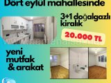 KUZEY GAYRİMENKUL'DEN DÖRT EYLÜL MAHALLESİNDE KİRALIK 3+1 DAİRE
